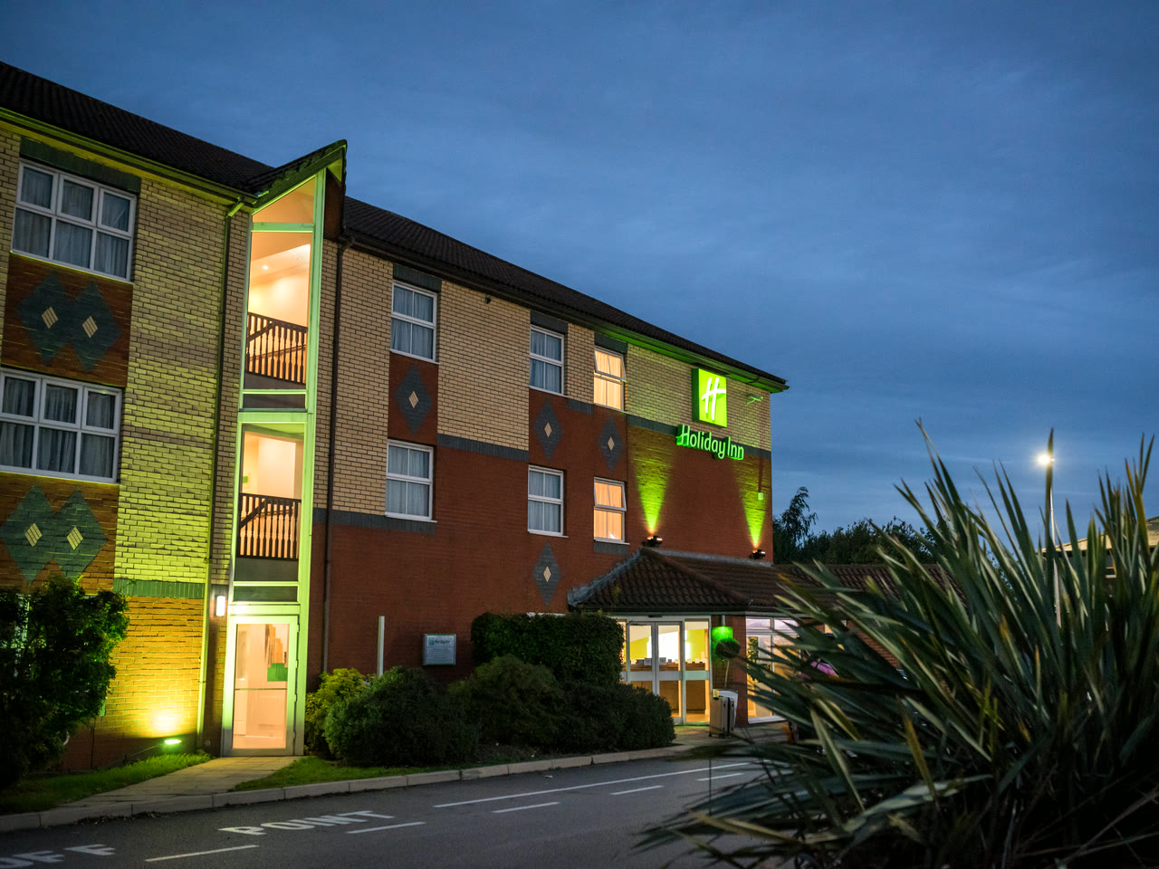 One of our Holiday Inn hotels at dusk